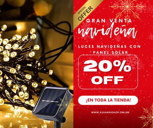 🌟LUCES NAVIDEÑAS CON PANEL SOLAR🌟